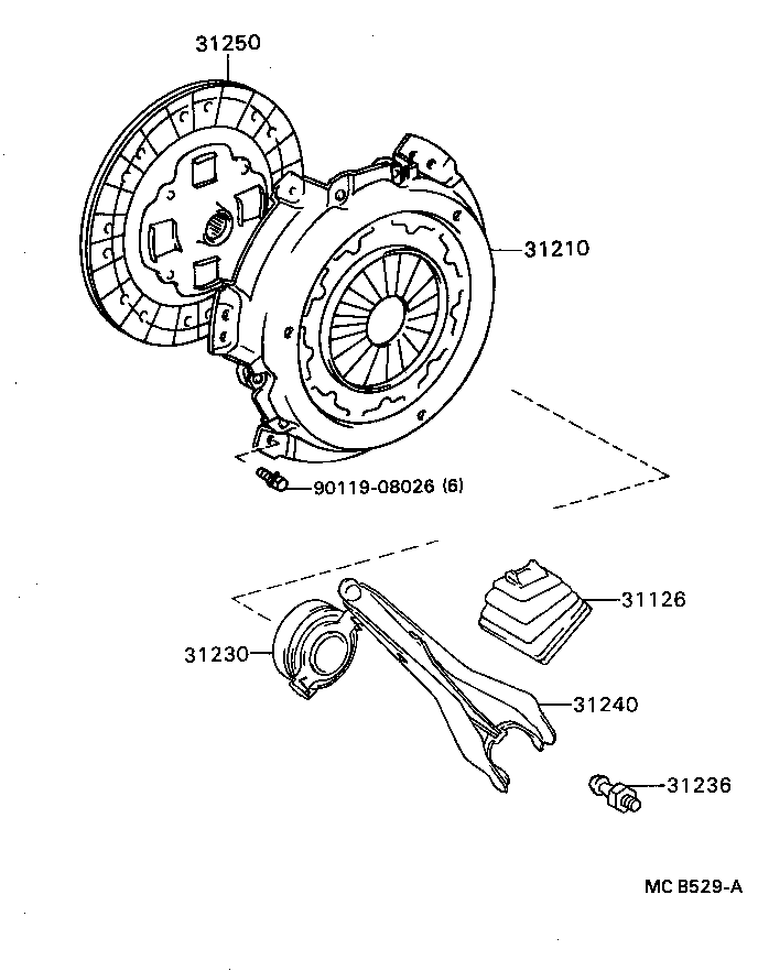  SPRINTER |  CLUTCH RELEASE FORK