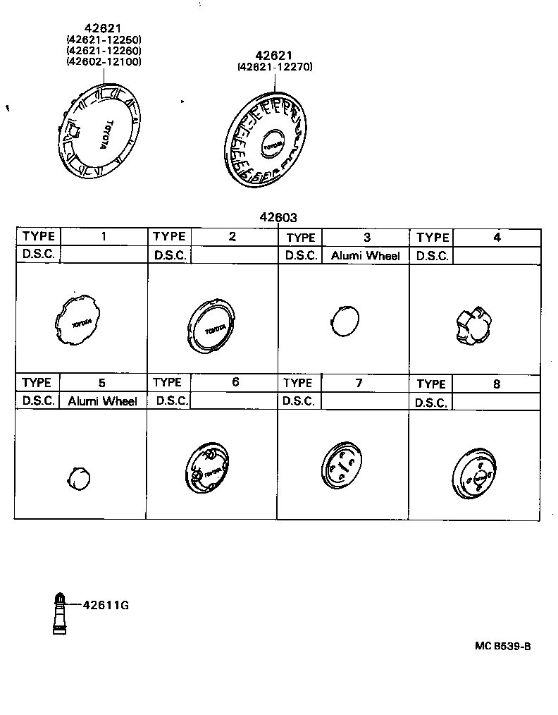  COROLLA |  DISC WHEEL WHEEL CAP