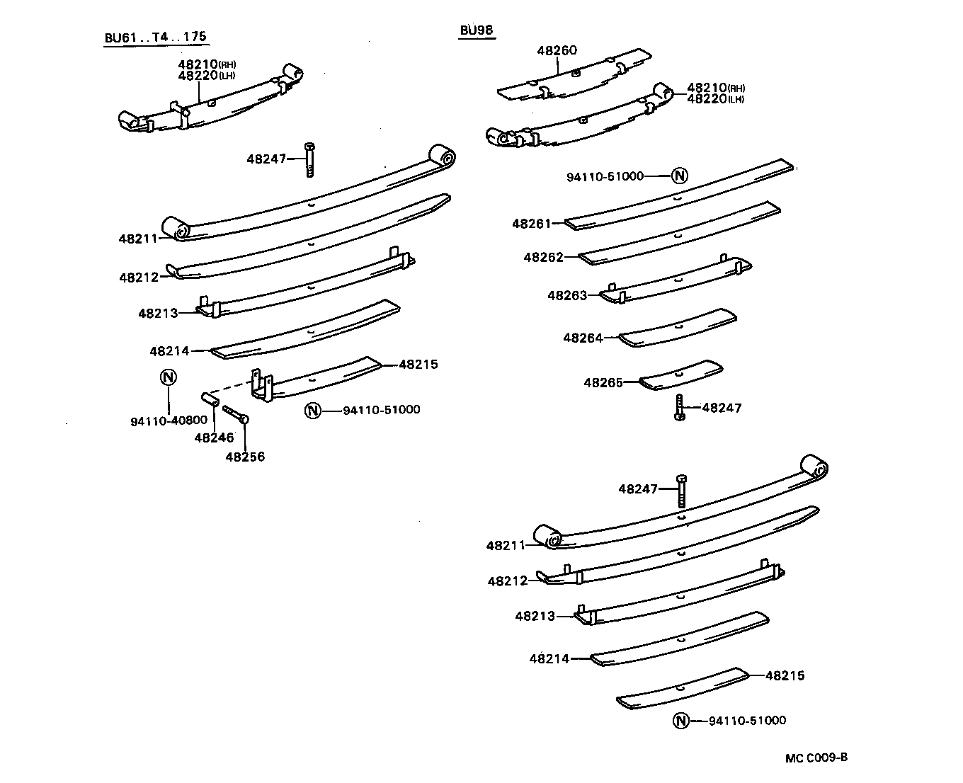  DYNA TOYOACE |  REAR SPRING SHOCK ABSORBER