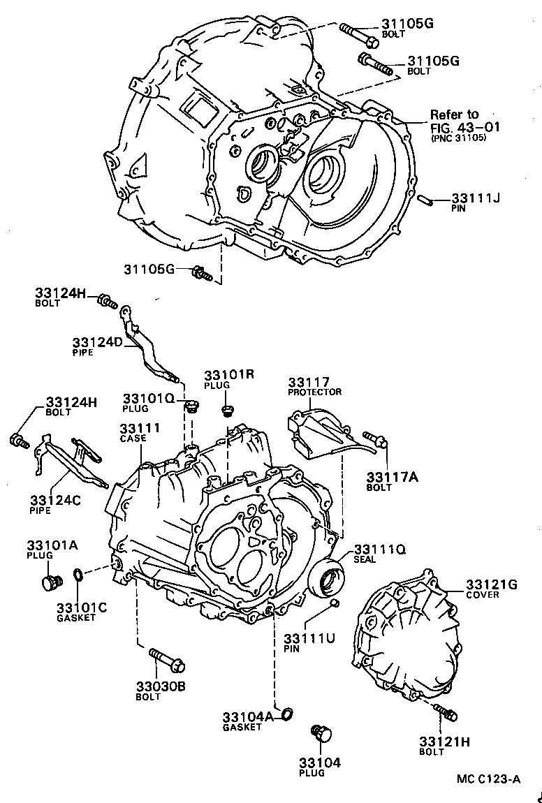  SPRINTER |  CLUTCH HOUSING TRANSMISSION CASE MTM