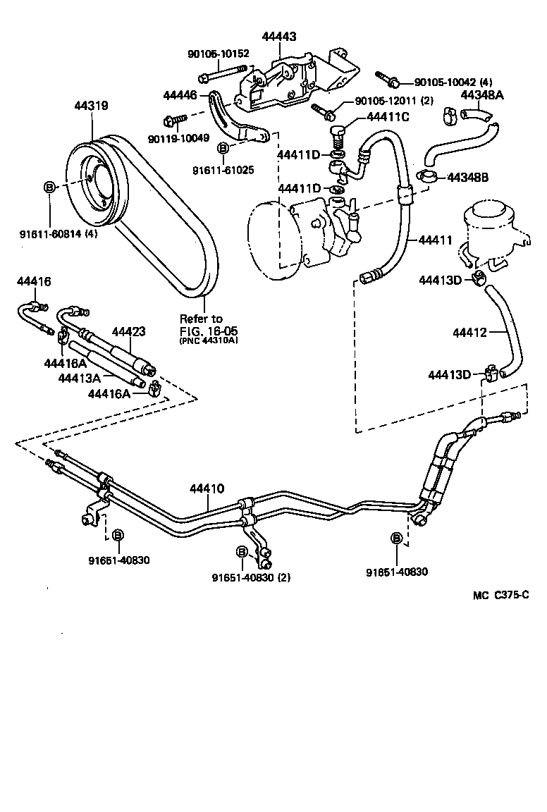 HIACE VAN WAGON |  POWER STEERING TUBE