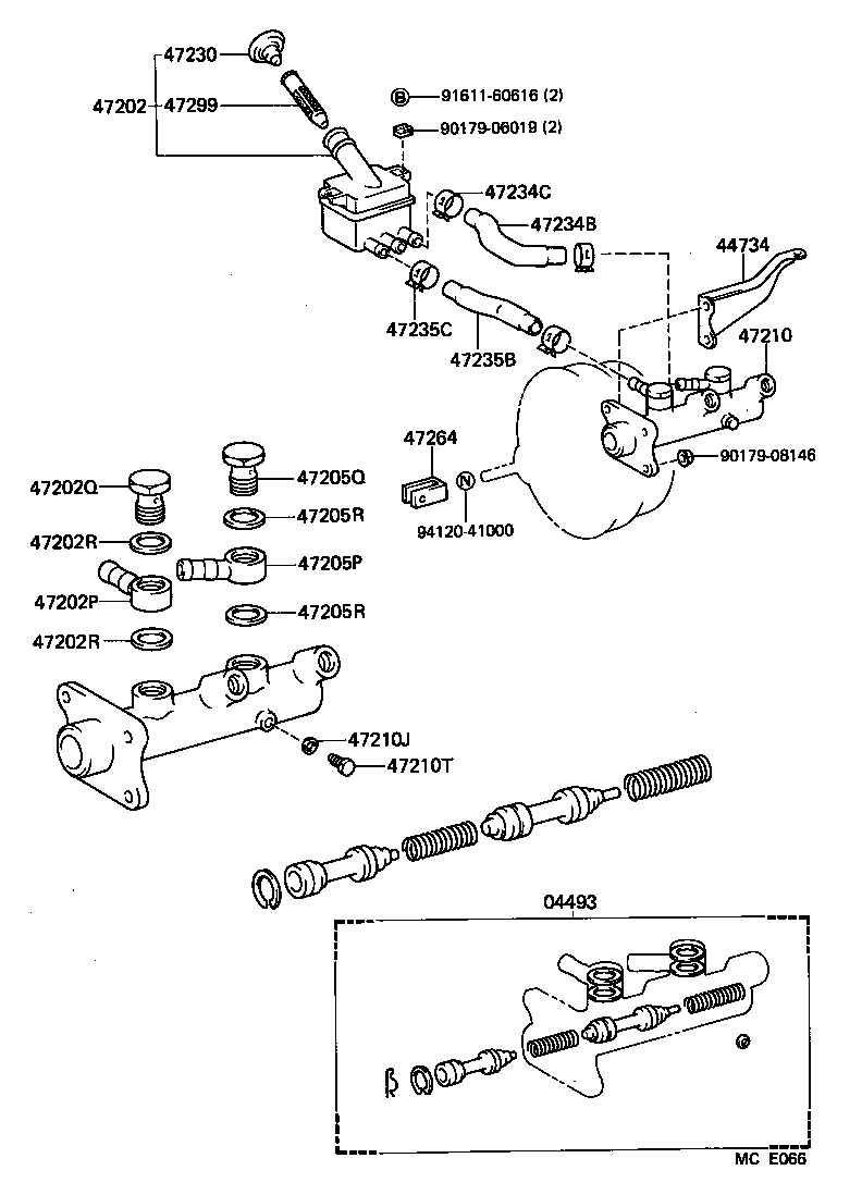  HIACE VAN WAGON |  BRAKE MASTER CYLINDER