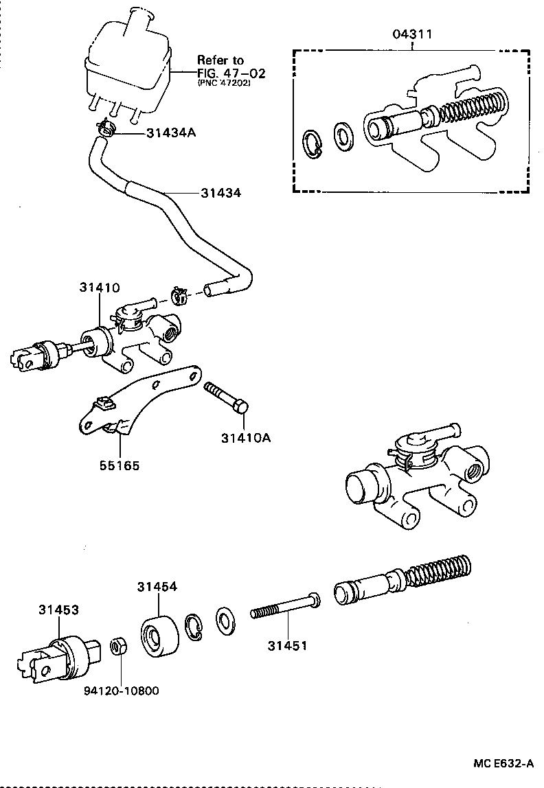  DYNA TOYOACE |  CLUTCH MASTER CYLINDER