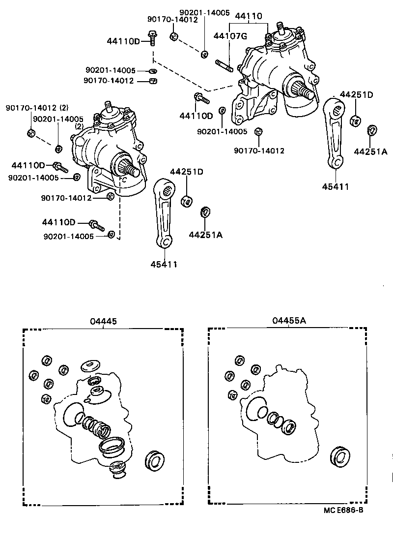  DYNA TOYOACE |  FRONT STEERING GEAR LINK