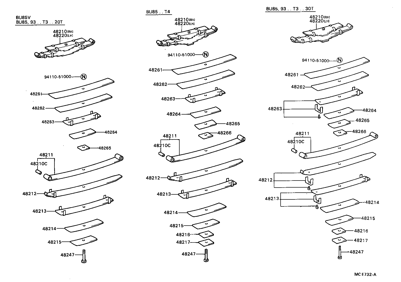  DYNA TOYOACE |  REAR SPRING SHOCK ABSORBER