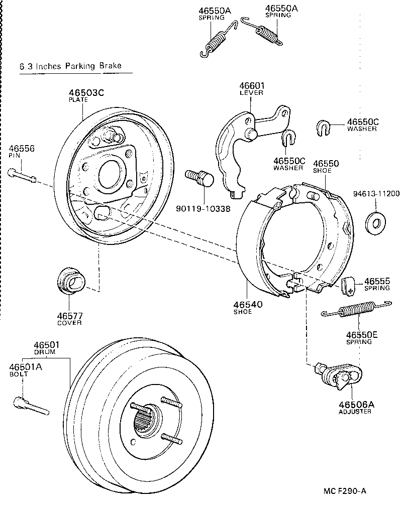  DYNA TOYOACE |  PARKING BRAKE CABLE