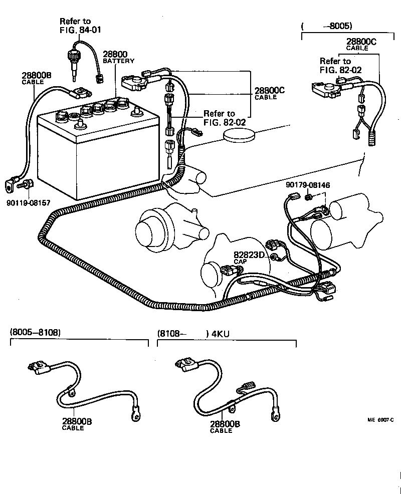  STARLET |  BATTERY BATTERY CABLE