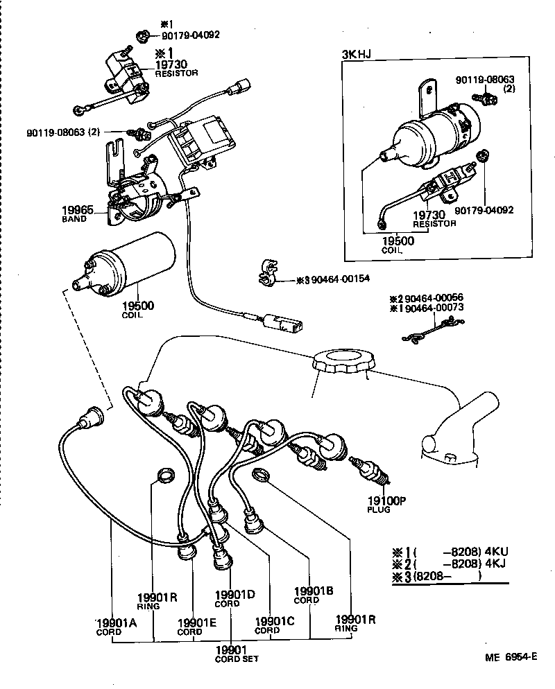  STARLET |  IGNITION COIL SPARK PLUG