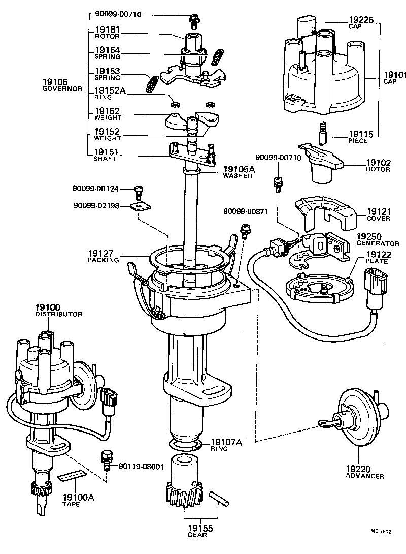  COROLLA |  DISTRIBUTOR