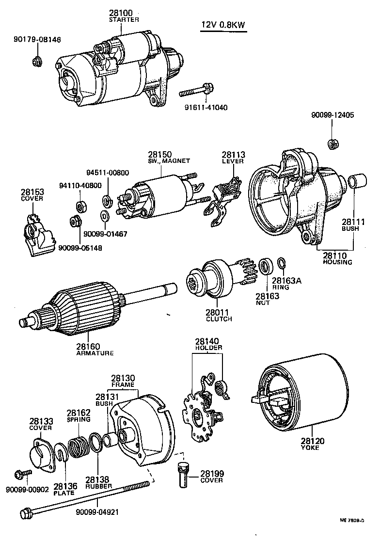  COROLLA |  STARTER