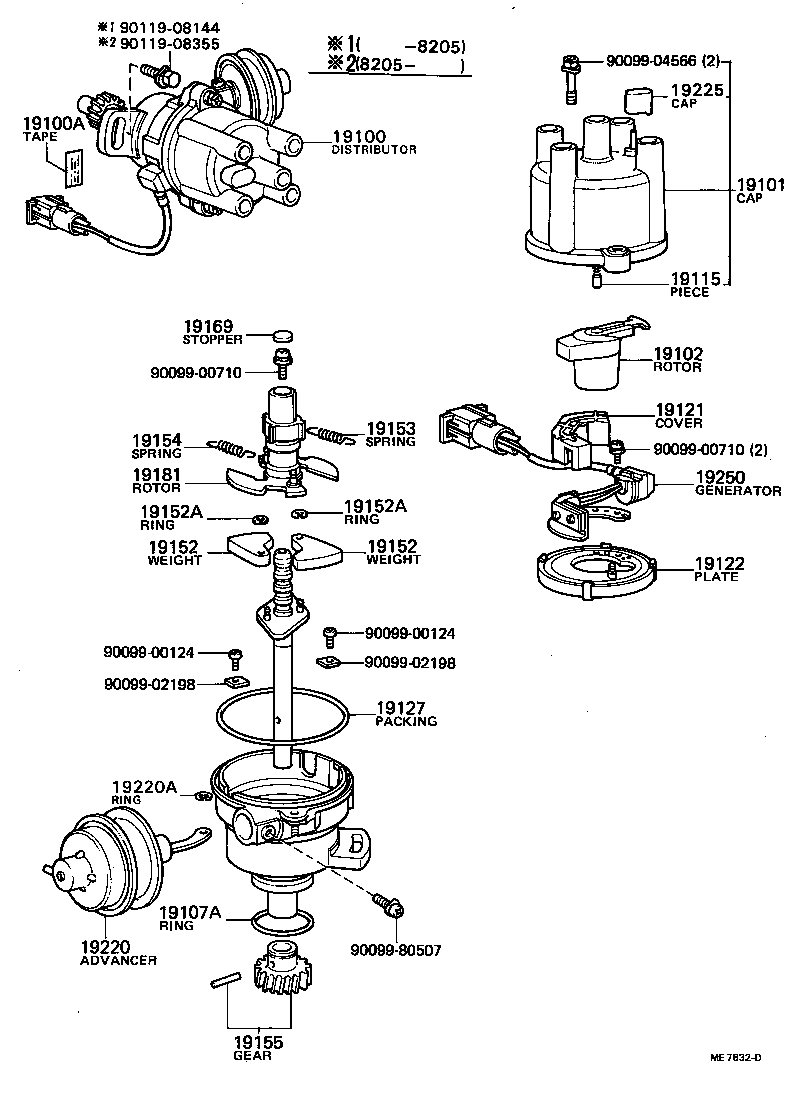  COROLLA |  DISTRIBUTOR