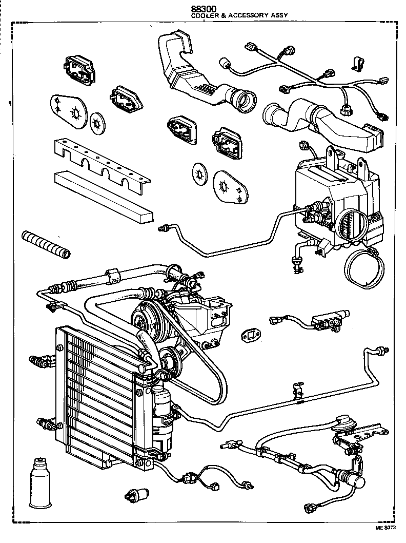  COROLLA |  HEATING AIR CONDITIONING SET