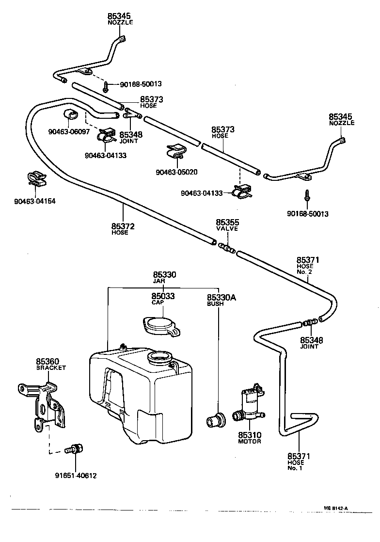  CROWN |  WINDSHIELD WASHER