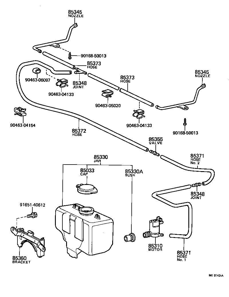  CROWN |  WINDSHIELD WASHER