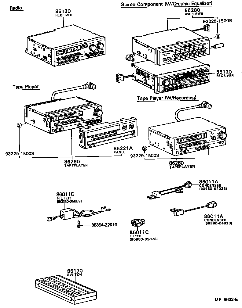  CRESTA |  RADIO RECEIVER AMPLIFIER CONDENSER