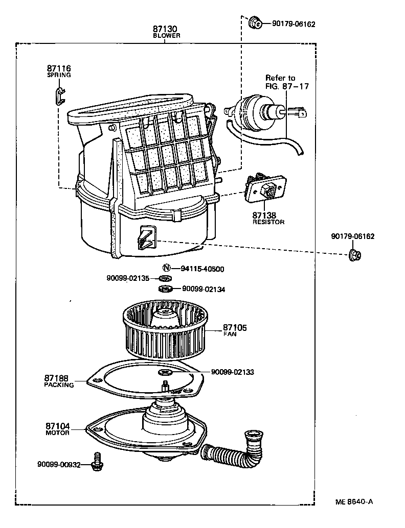  MARK 2 |  HEATING AIR CONDITIONING HEATER UNIT BLOWER