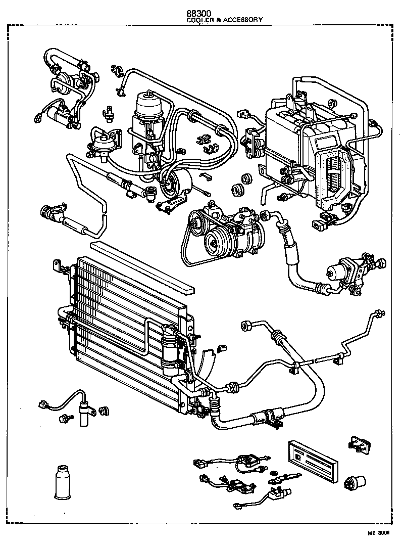  CHASER |  HEATING AIR CONDITIONING SET