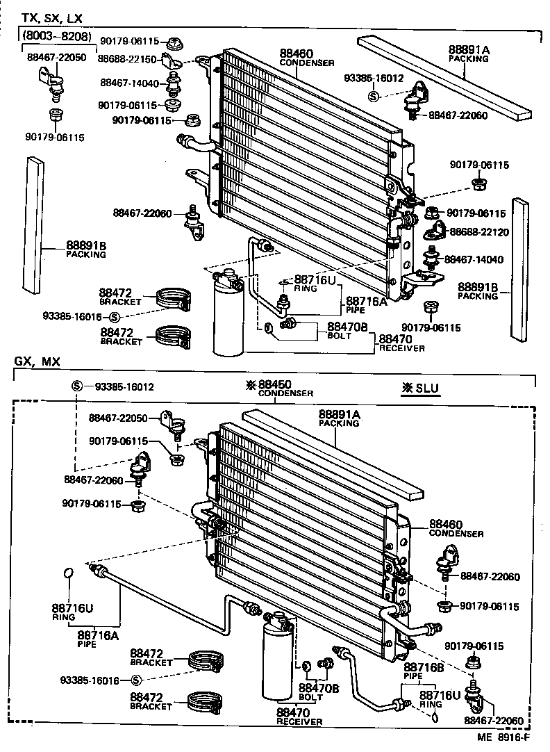  CRESTA |  HEATING AIR CONDITIONING COOLER PIPING