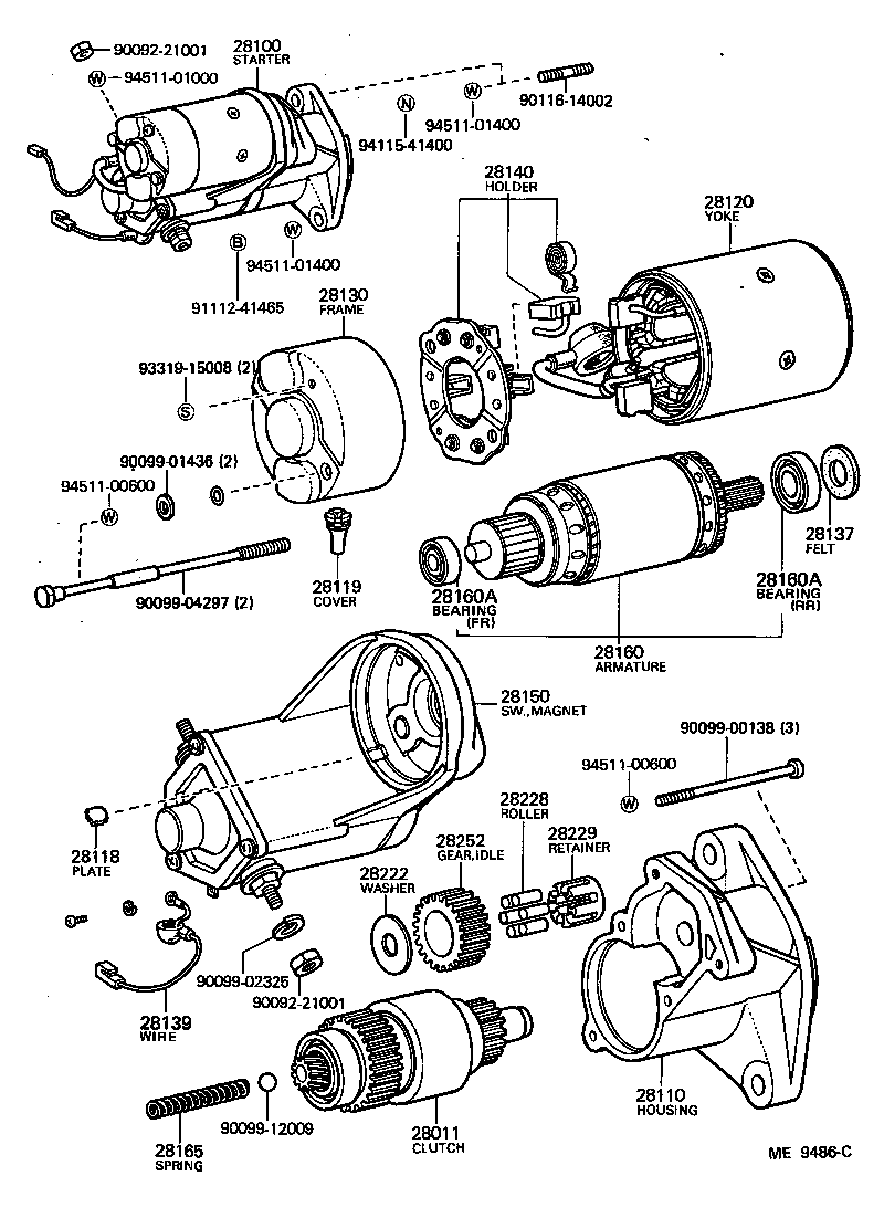  LAND CRUISER S T H T |  STARTER