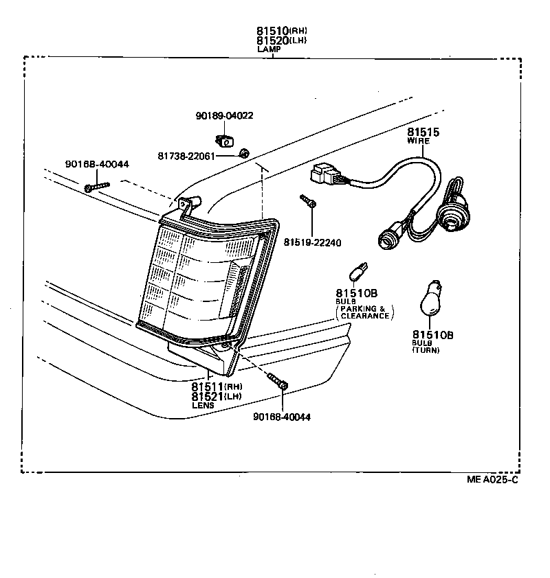  MARK 2 |  FRONT TURN SIGNAL LAMP