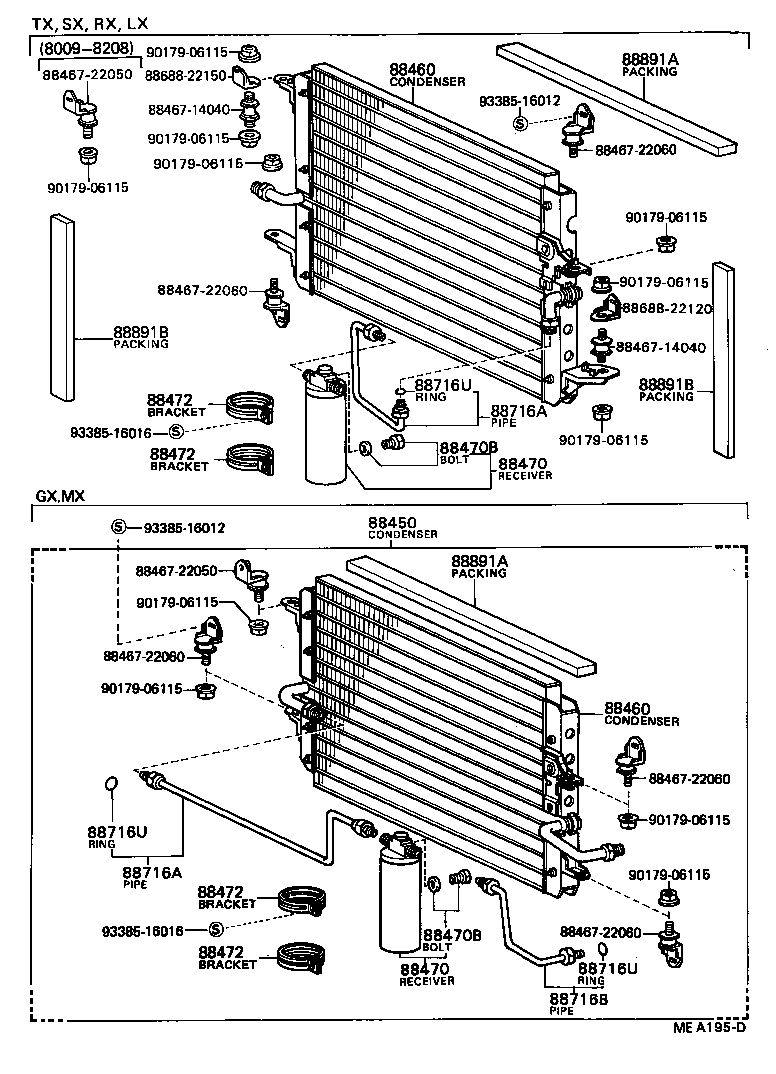  CHASER |  HEATING AIR CONDITIONING COOLER PIPING