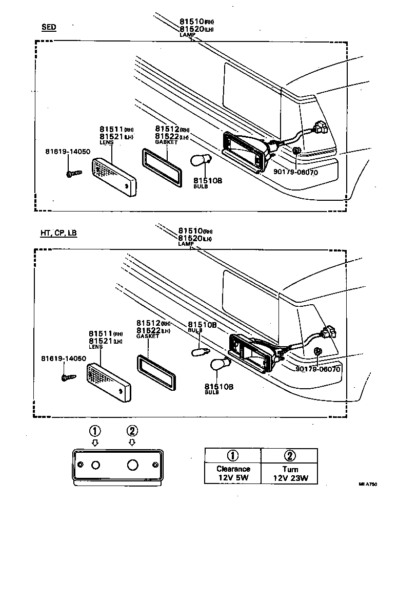  SPRINTER |  FRONT TURN SIGNAL LAMP