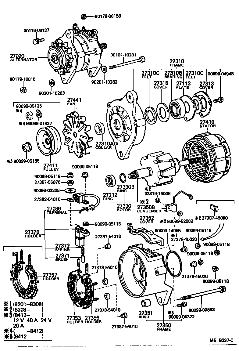  TOYOACE |  ALTERNATOR