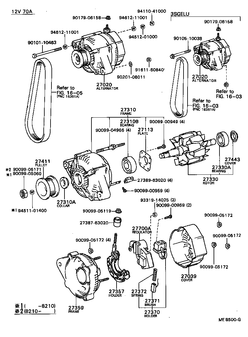  CAMRY VISTA |  ALTERNATOR