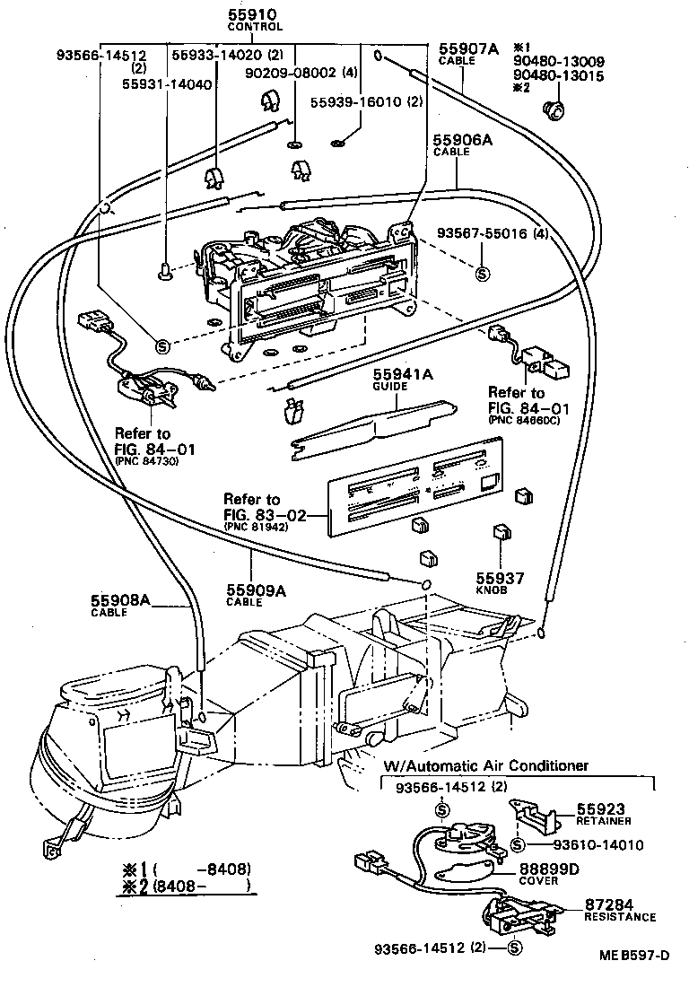  SPRINTER CARIB |  HEATING AIR CONDITIONING CONTROL AIR DUCT