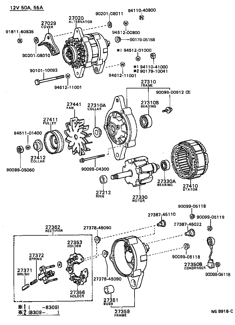  SPRINTER CARIB |  ALTERNATOR