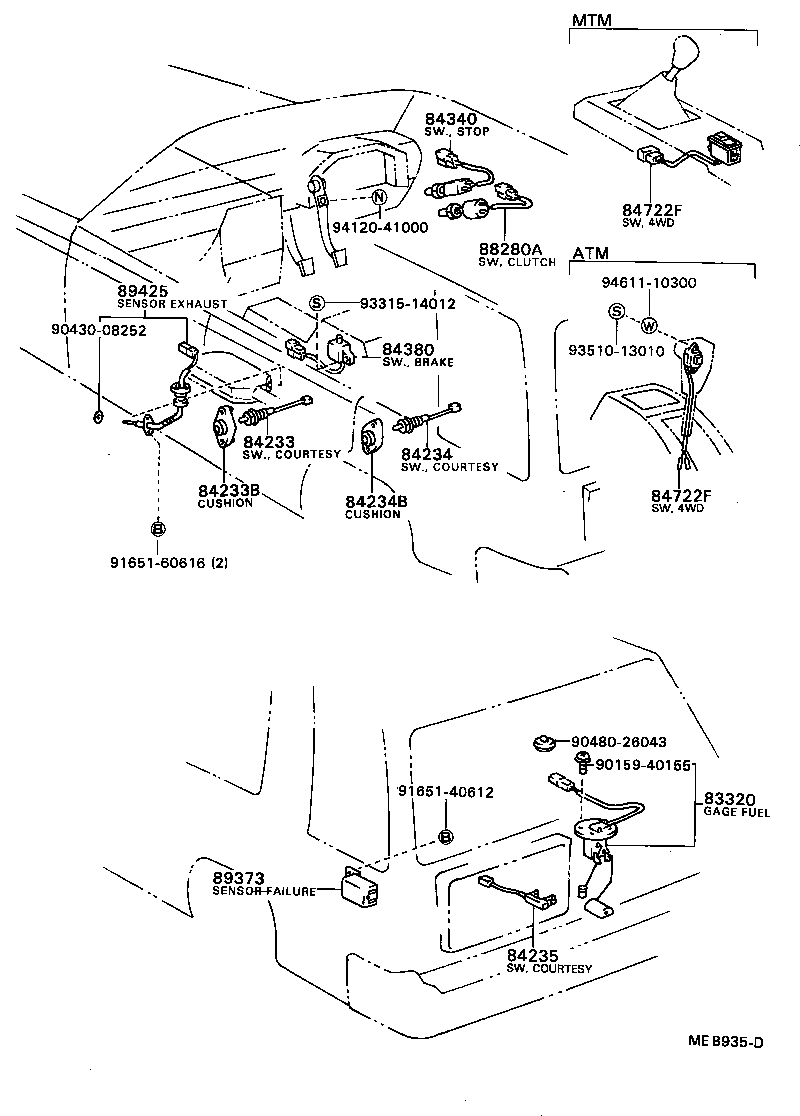  SPRINTER CARIB |  SWITCH RELAY COMPUTER