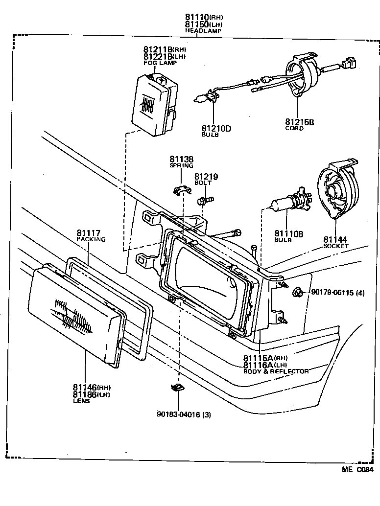  CRESTA |  HEADLAMP