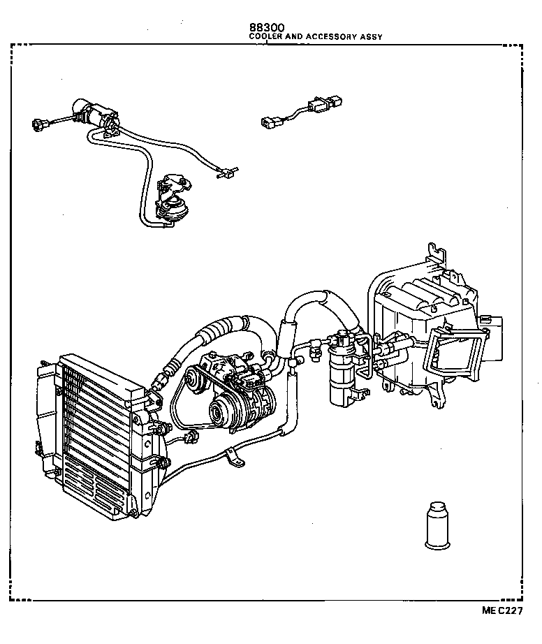  SPRINTER CARIB |  HEATING AIR CONDITIONING SET