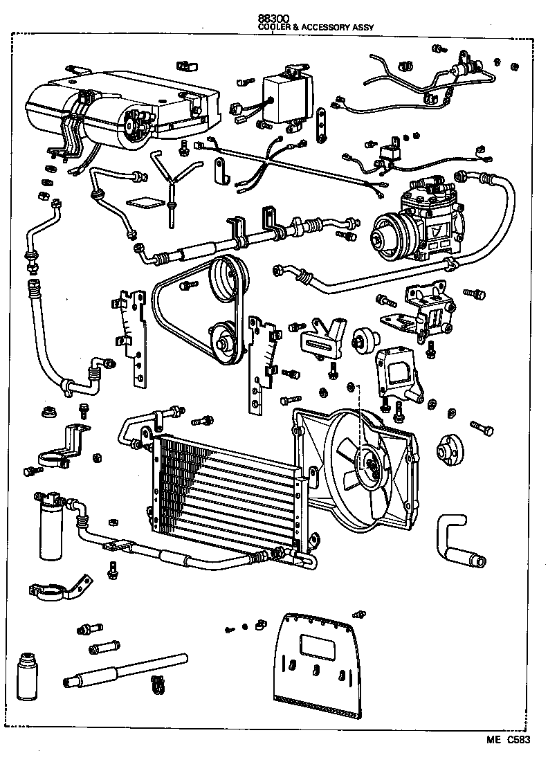  HIACE TRUCK |  HEATING AIR CONDITIONING SET