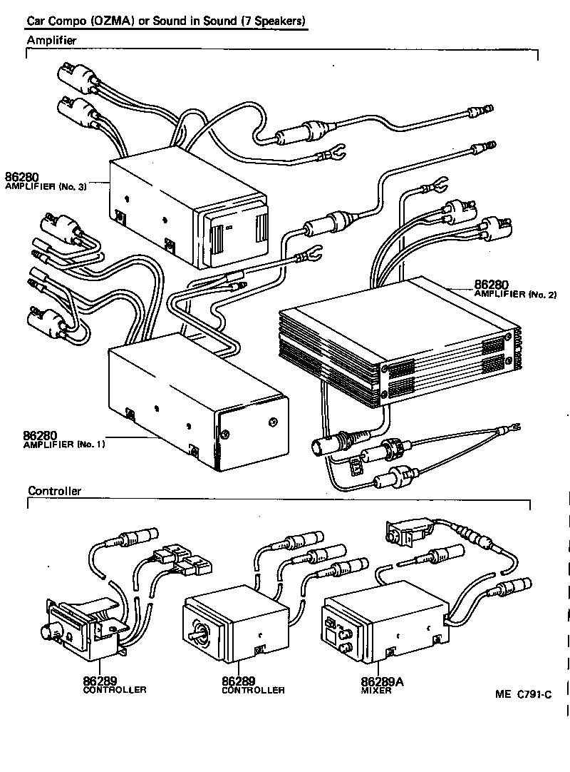  HIACE VAN WAGON |  RADIO RECEIVER AMPLIFIER CONDENSER
