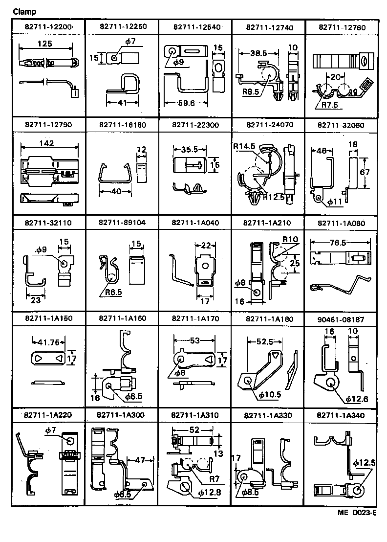  SPRINTER |  WIRING CLAMP