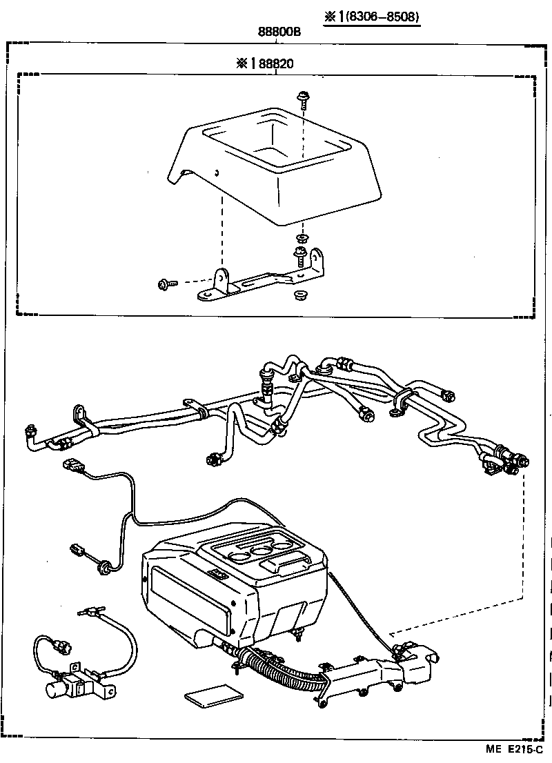  HIACE VAN WAGON |  HEATING AIR CONDITIONING SET
