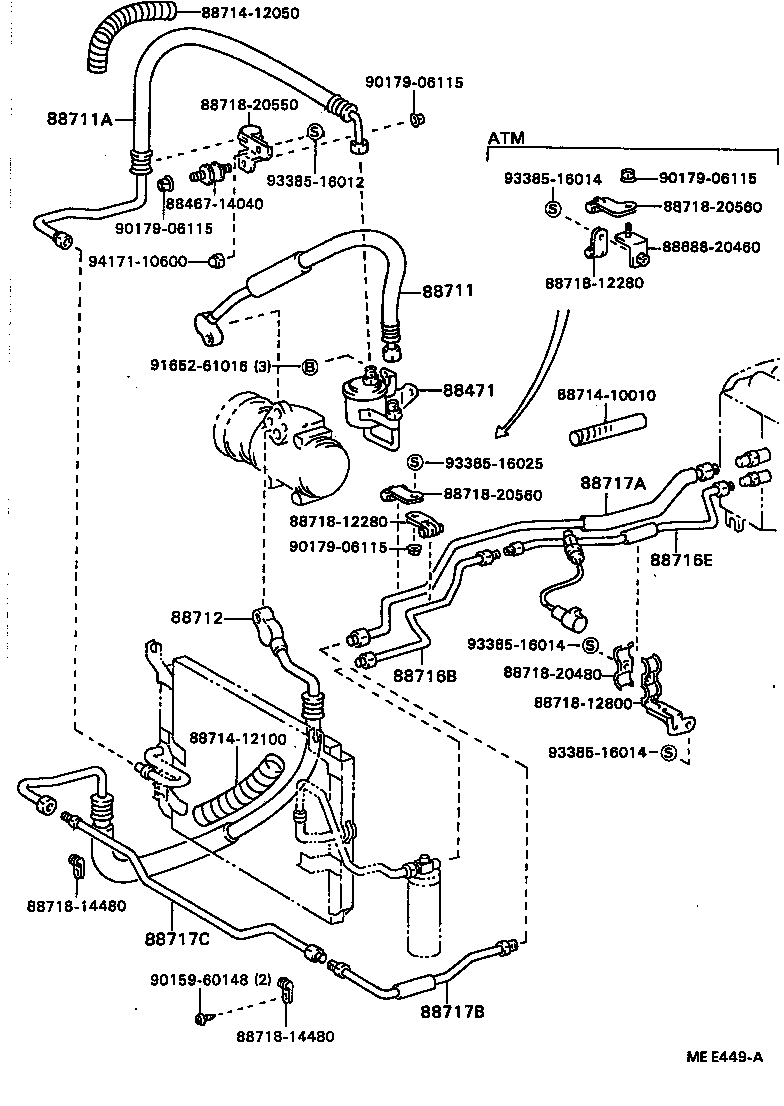  CARINA FF |  HEATING AIR CONDITIONING COOLER PIPING