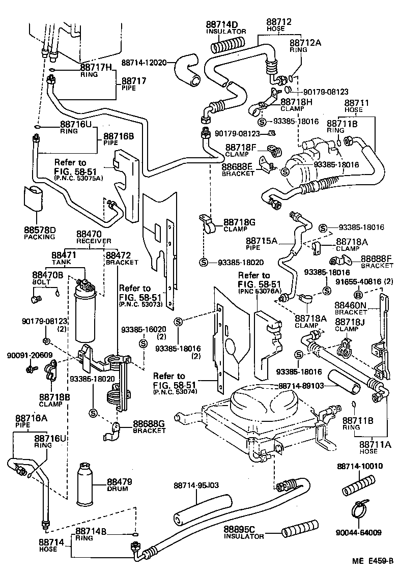  HIACE VAN WAGON |  HEATING AIR CONDITIONING COOLER PIPING