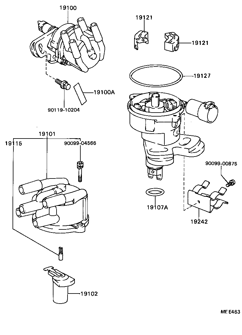  CAMRY VISTA |  DISTRIBUTOR