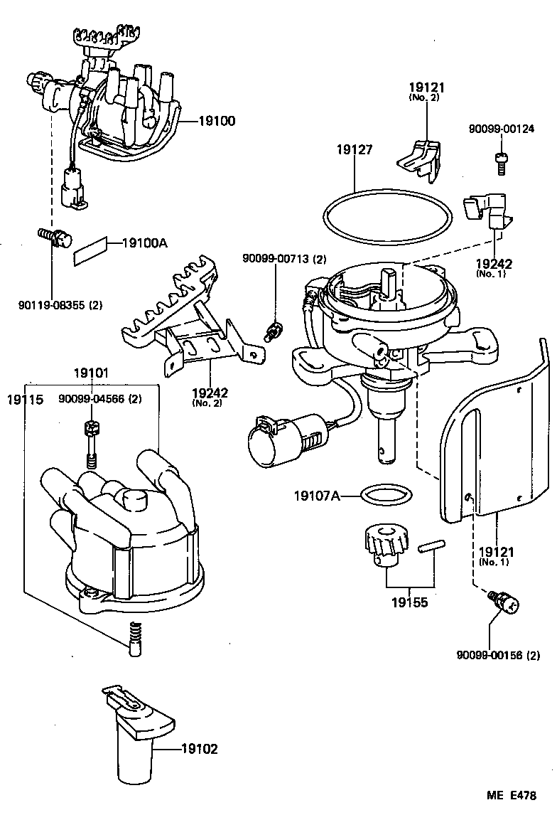  CELICA |  DISTRIBUTOR