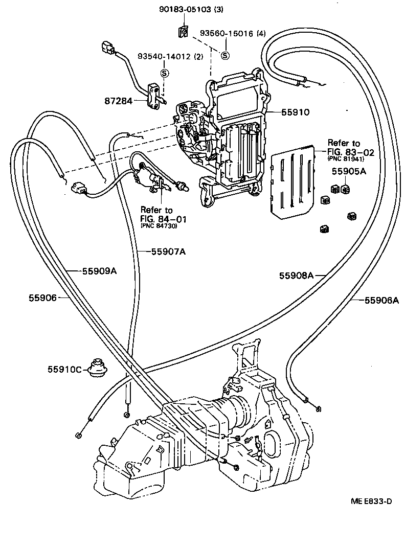  DYNA TOYOACE |  HEATING AIR CONDITIONING CONTROL AIR DUCT