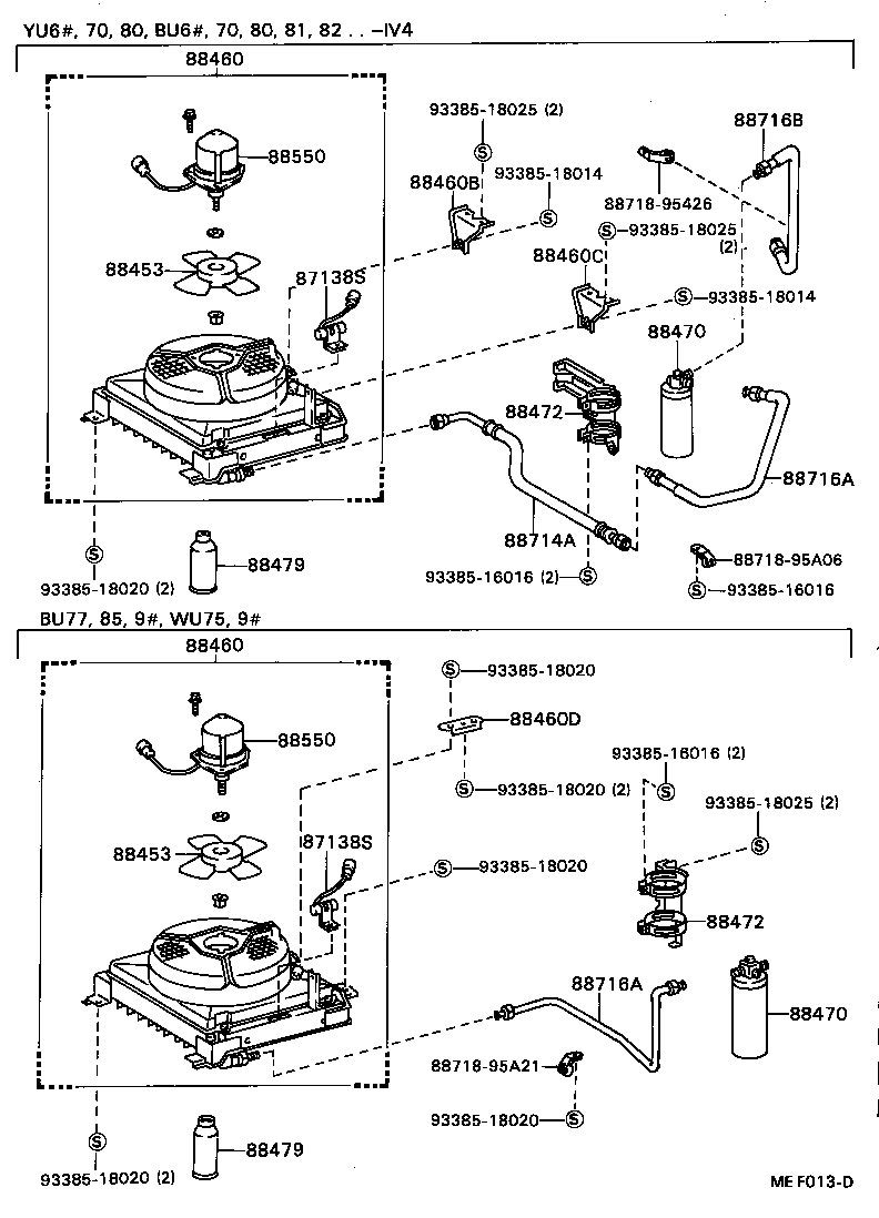  DYNA TOYOACE |  HEATING AIR CONDITIONING COOLER PIPING