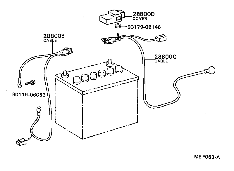  SPRINTER CARIB |  BATTERY BATTERY CABLE