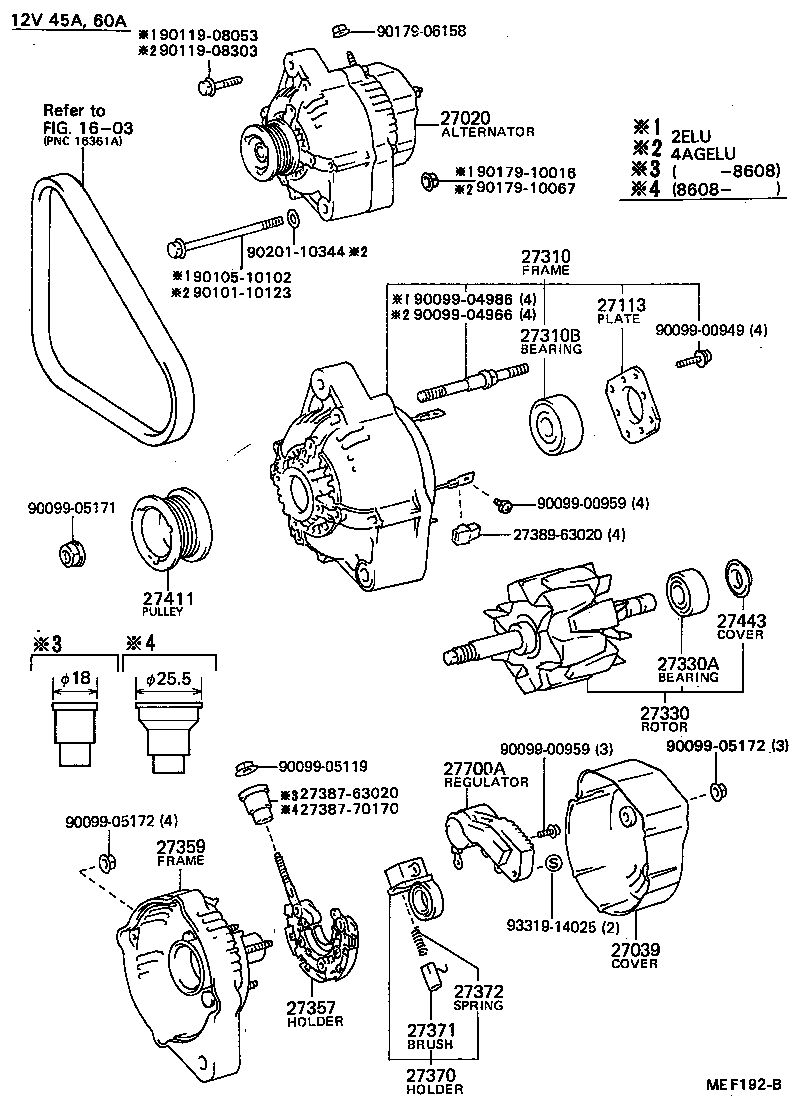  COROLLA |  ALTERNATOR