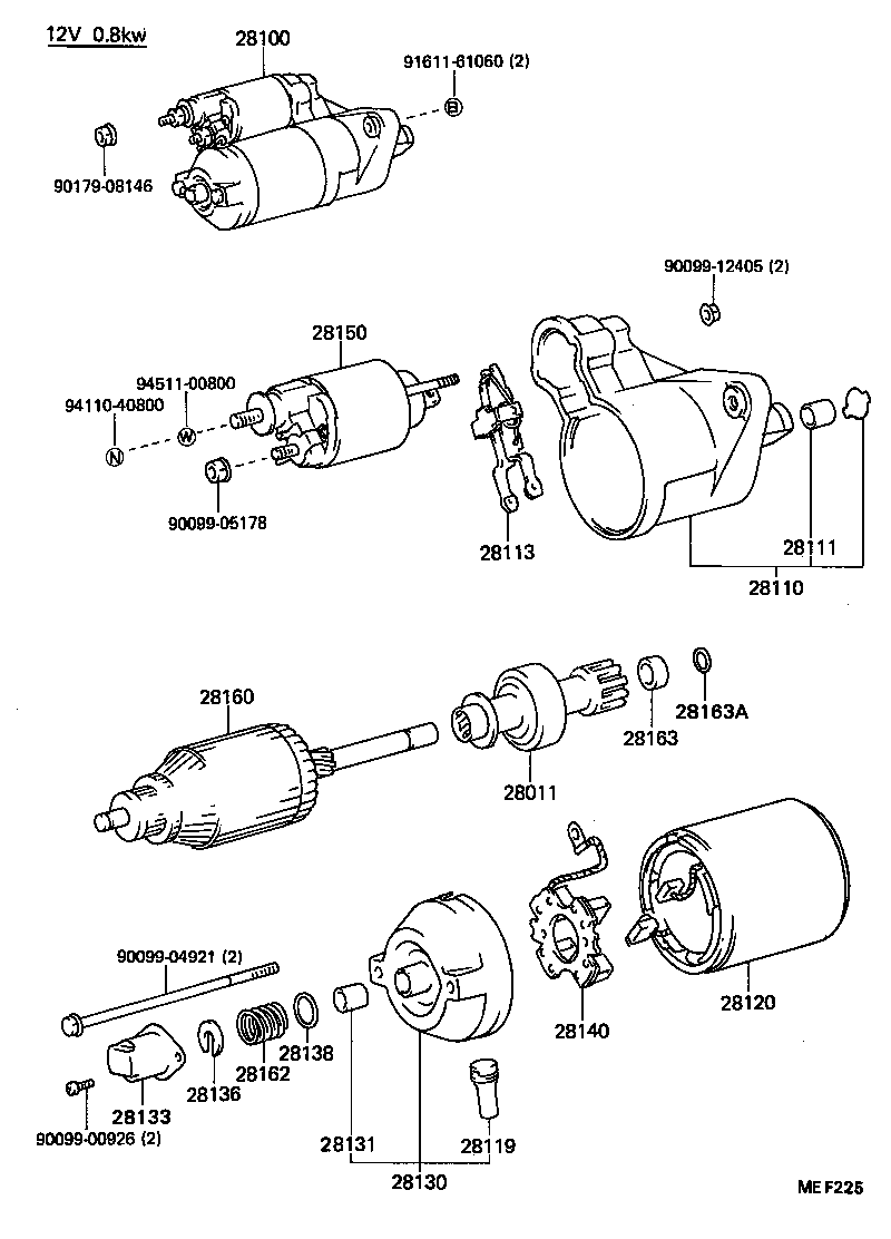  COROLLA |  STARTER