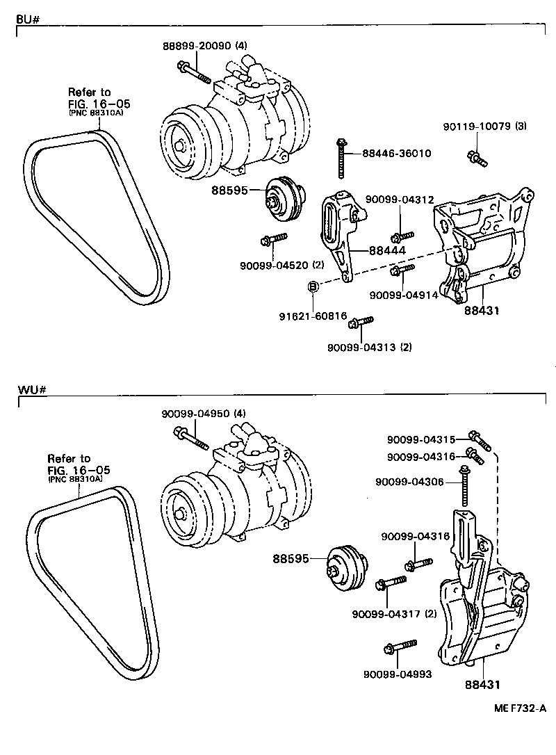  DYNA TOYOACE |  HEATING AIR CONDITIONING COMPRESSOR