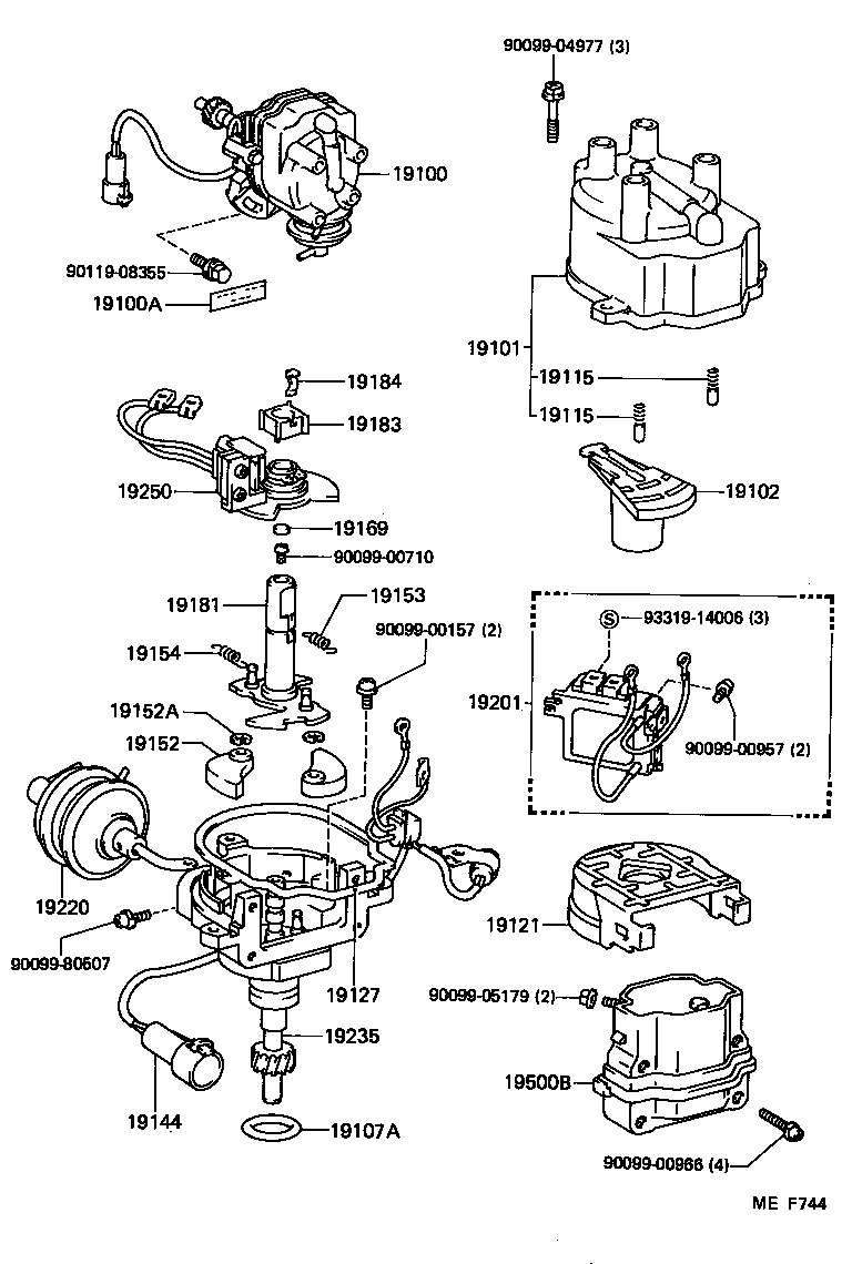  SPRINTER TRUENO |  DISTRIBUTOR
