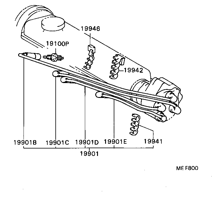  CORSA TERCEL |  IGNITION COIL SPARK PLUG