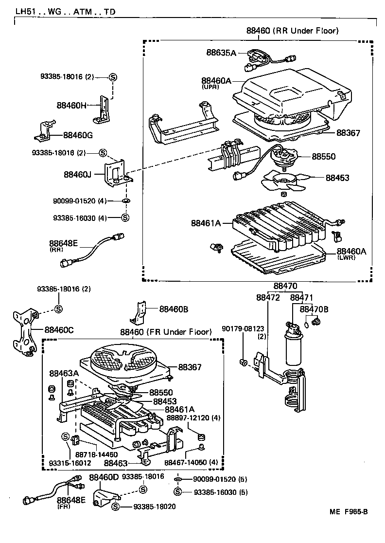  HIACE VAN WAGON |  HEATING AIR CONDITIONING COOLER PIPING